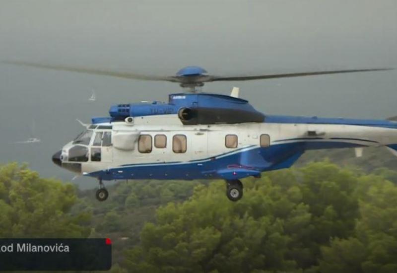 Prekršene sve procuedure - Helikopter kojim je Dodik došao na Hvar je od MUP-a Srbije, a prijavljen je kao civilni